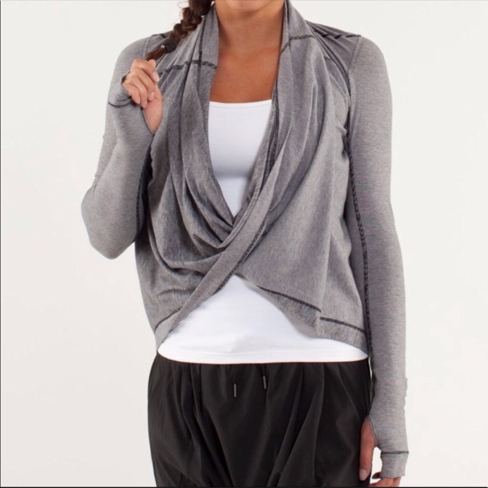 Lululemon iconic long sleeve wrap top